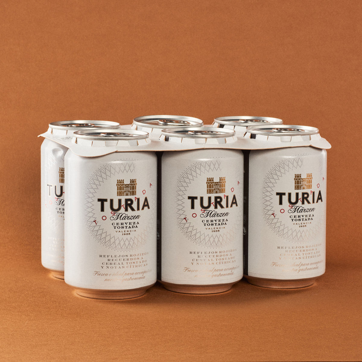 Cervesa en llauna TURIA 33cl - pack 6u.