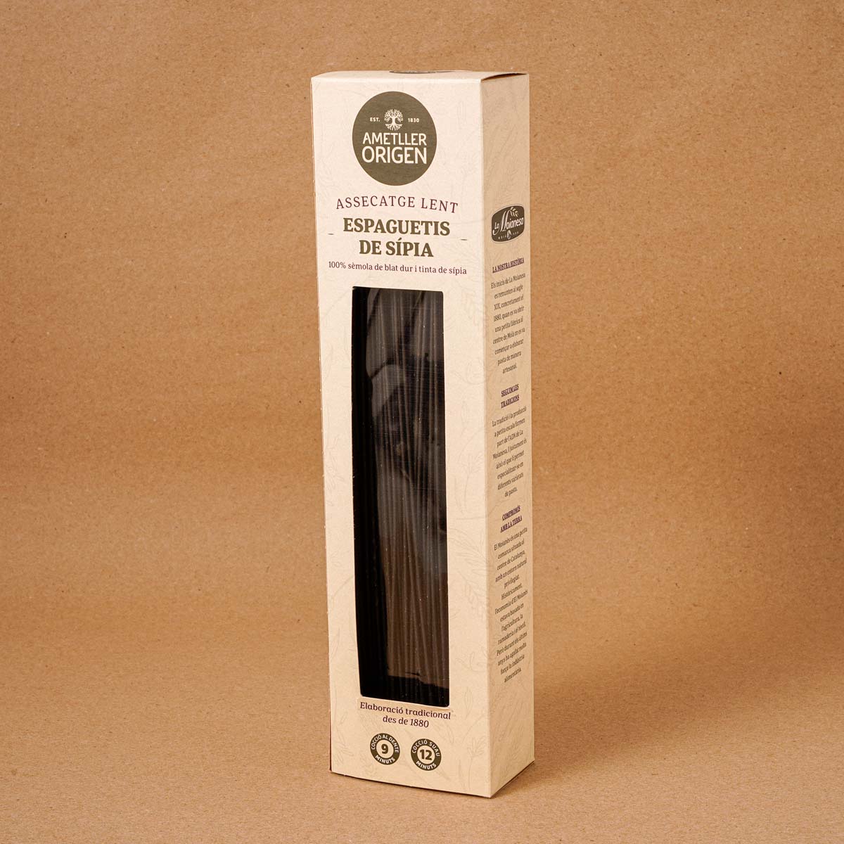 Spaghetti sepia Ametller Origen 500g