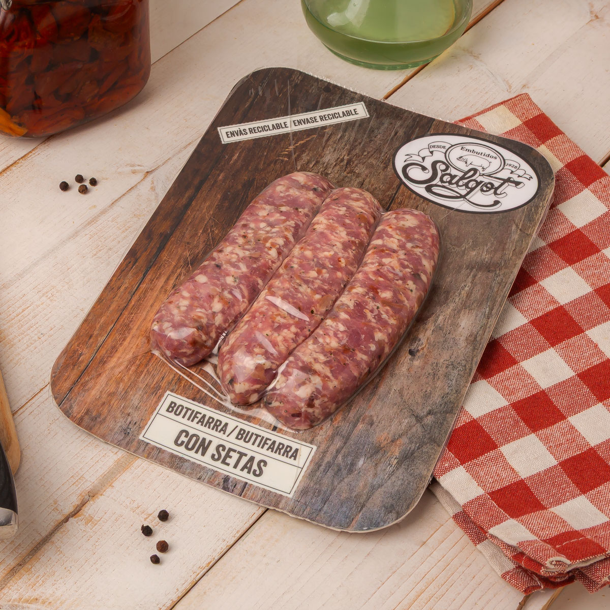 Botifarra fresca amb bolets Salgot 240g