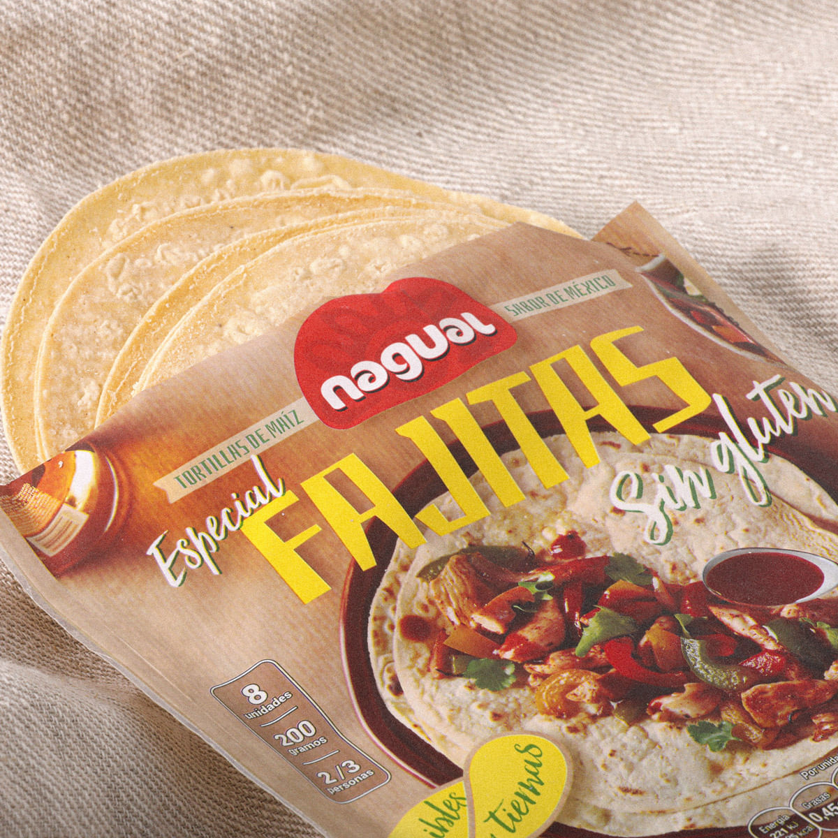 Fajitas de blat sense gluten NAGUAL 200g