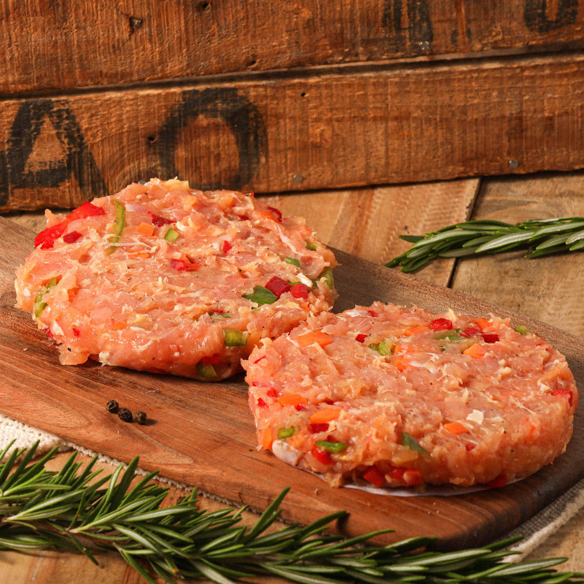 Burger de pollastre i verdures Ametller Origen - 2u.