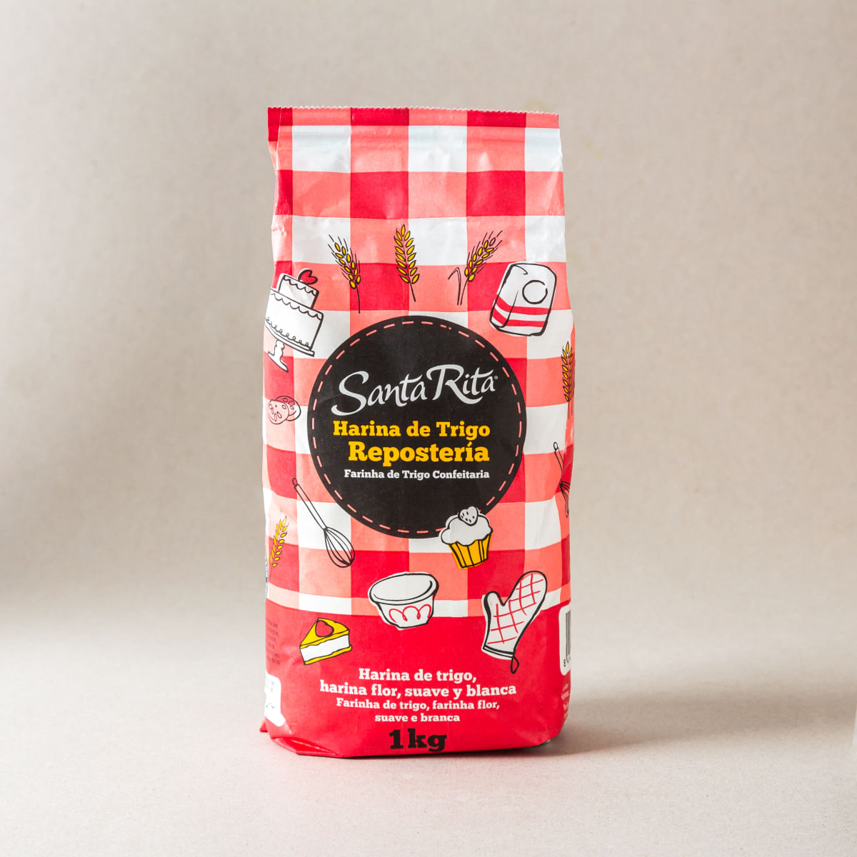 Harina de trigo Santa Rita 1kg