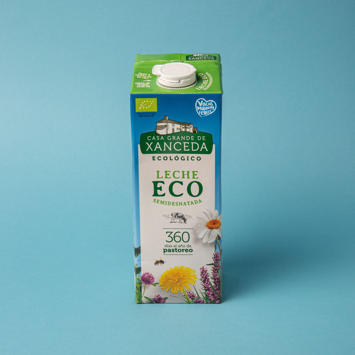 Llet ecològica semidesnatada XANCEDA 1l