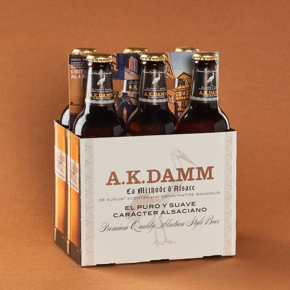 Cervesa AK DAMM 33cl - pack 6u.
