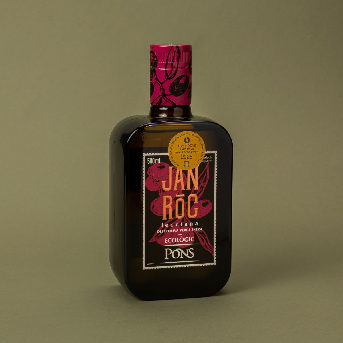 Aceite de oliva virgen extra lecciana ecológico Janiroc 500ml