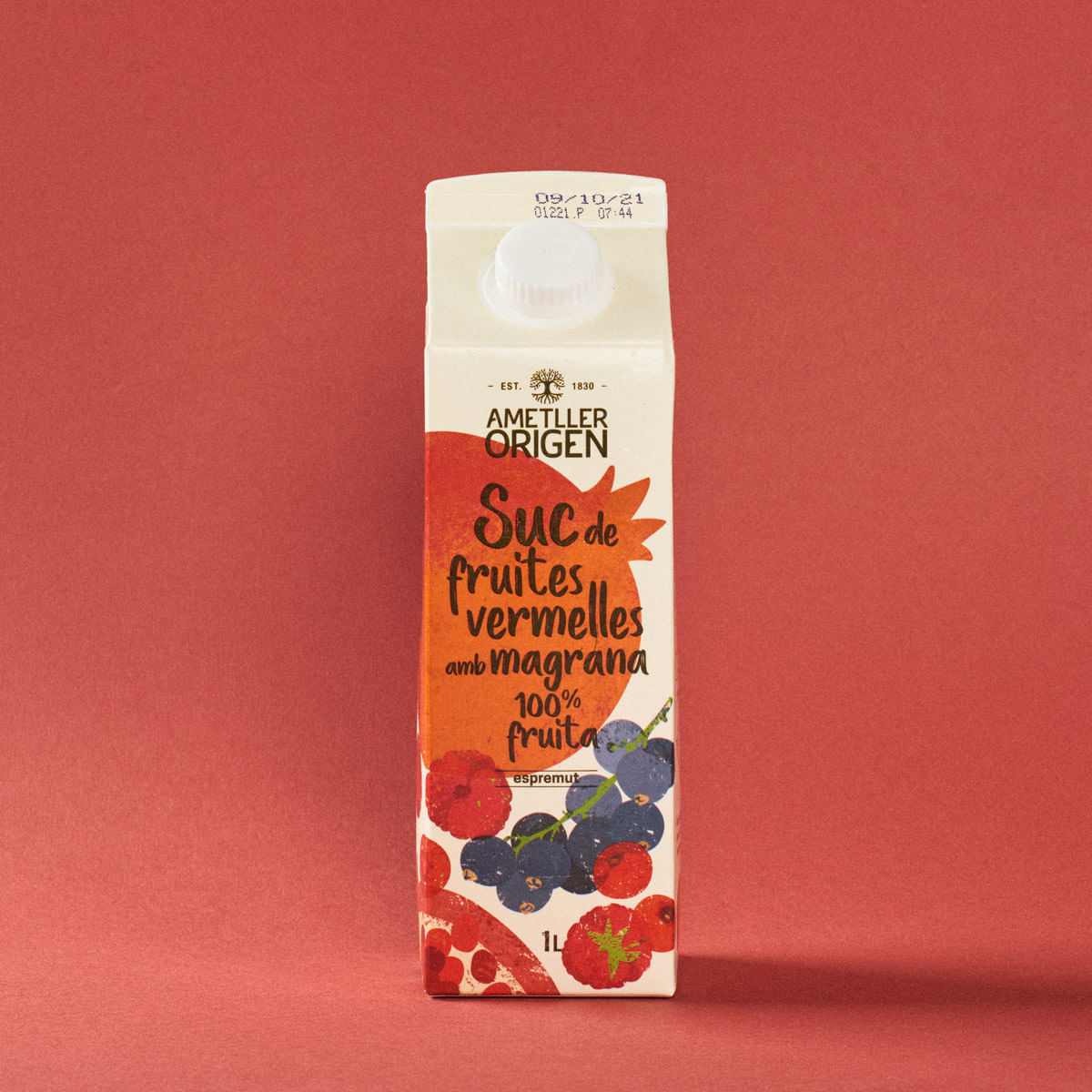 Suc Fruits vermells amb magrana Ametller Origen 1L
