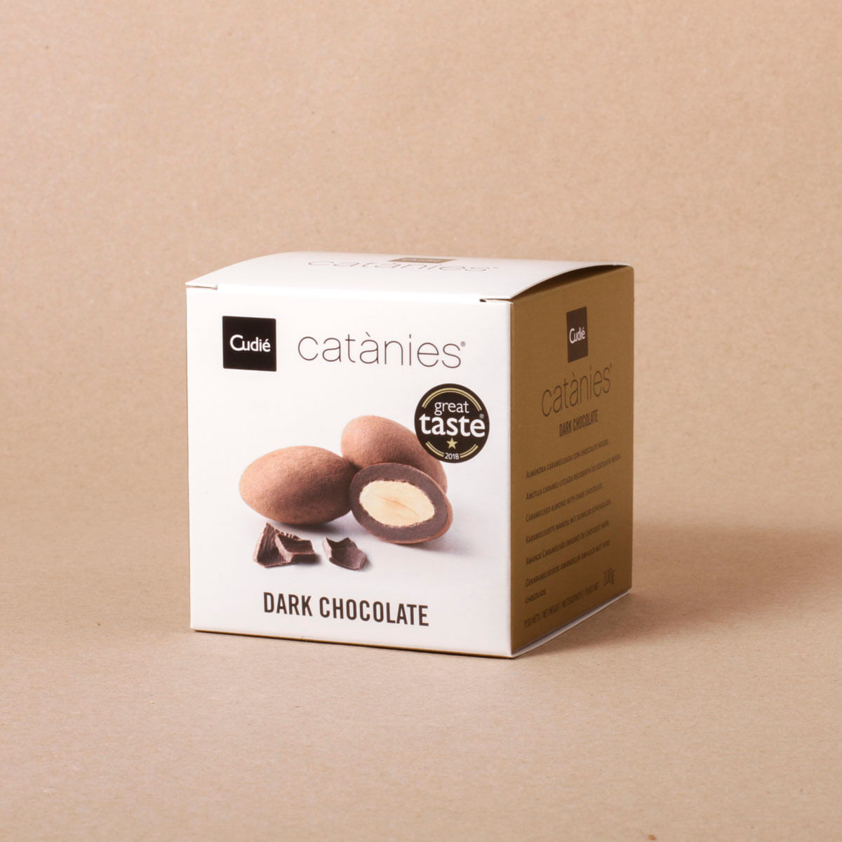 Catànies amb xocolata Dark Cudié 80g
