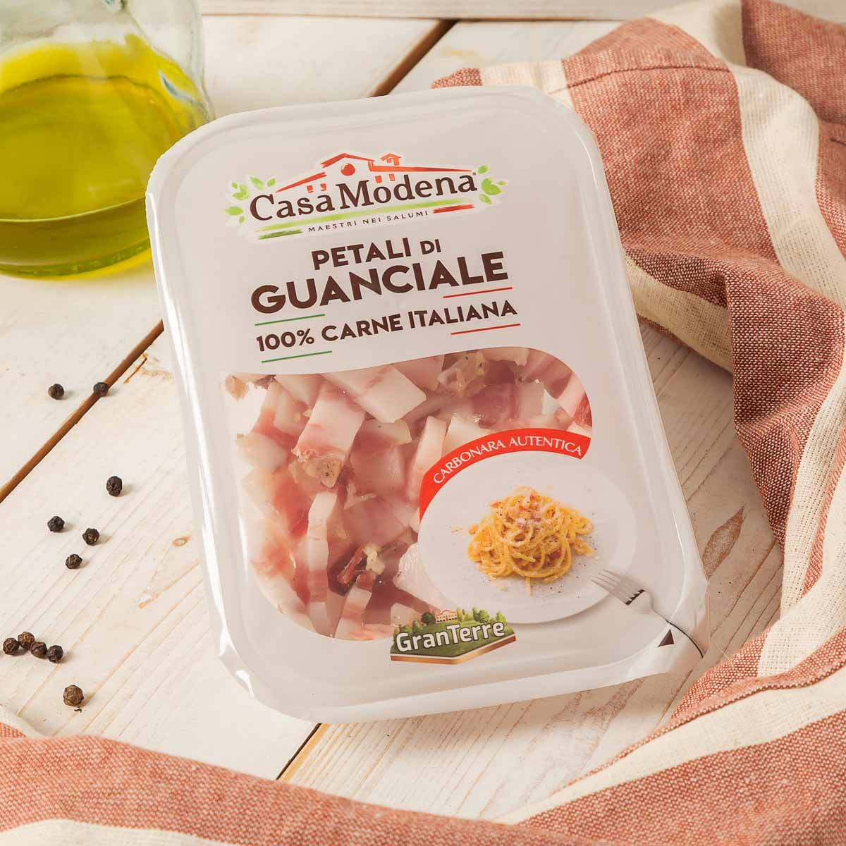 Guanciale en tires Casa Módena 100 g