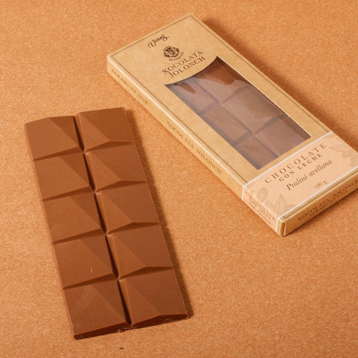 Xocolata Praliné d'avellanes JOLONCH 100g