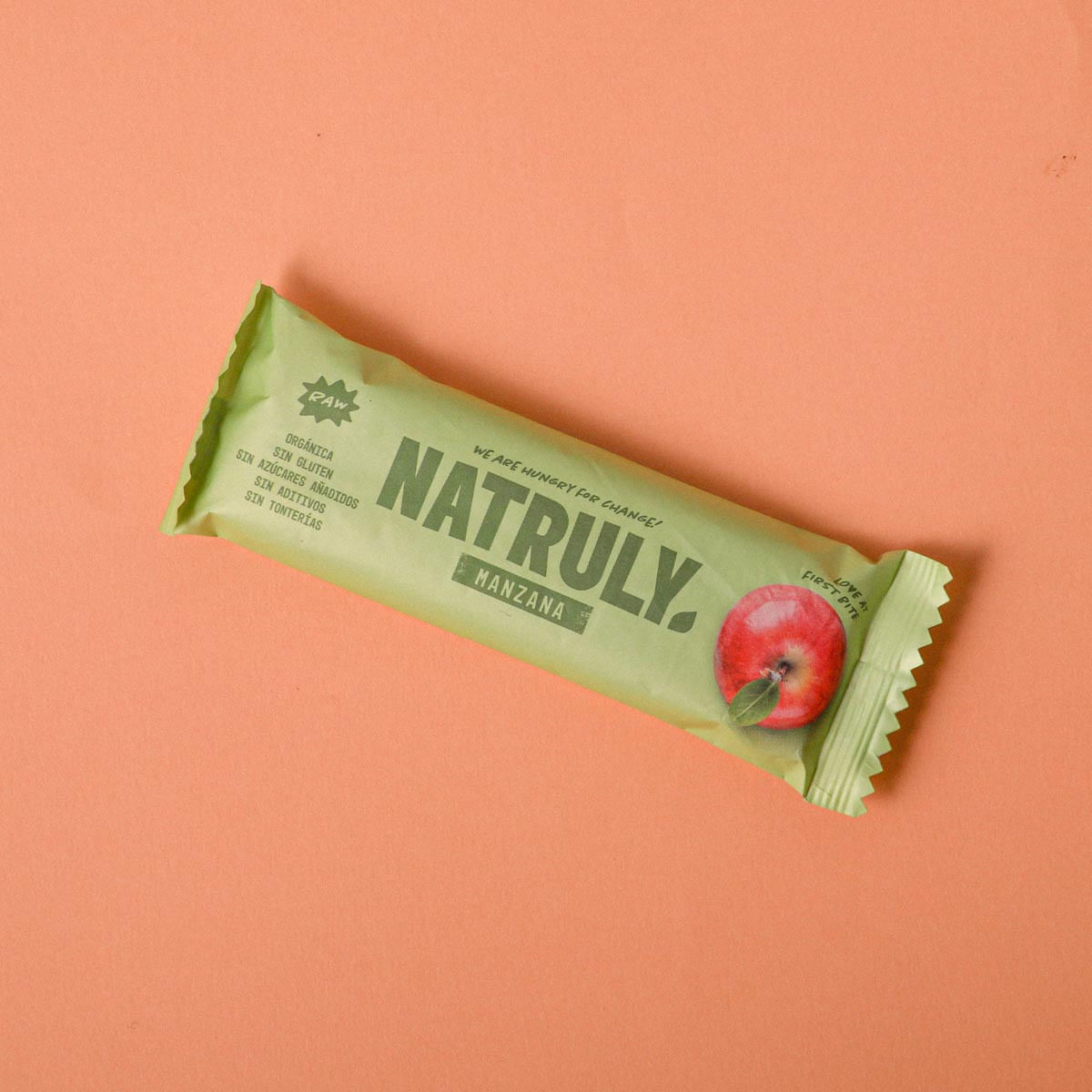 Barreta de poma ecològica Natruly 40 g