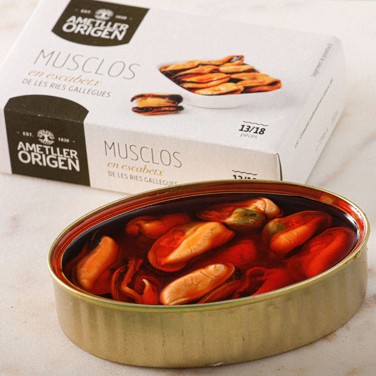 Musclos escabetx 13/18 Ametller Origen 69 g