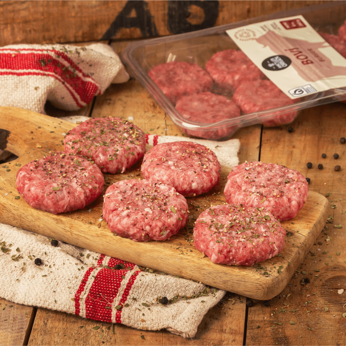 Mini burger de boví Ametller Origen 35g - 8u.