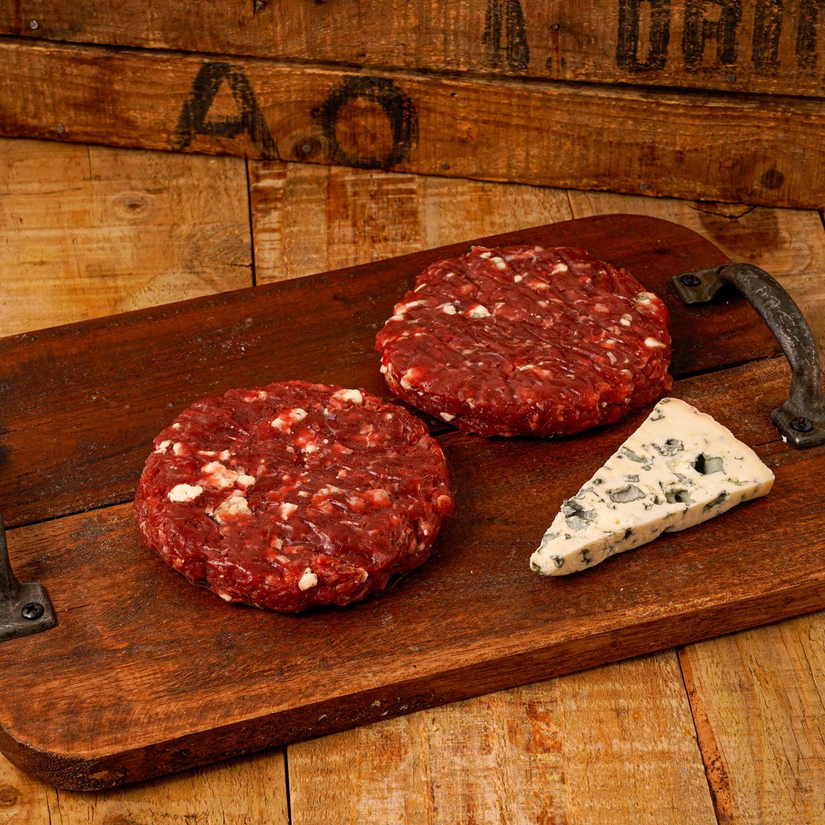 Burger de vedella amb formatge blau Ametller Origen - 2u.