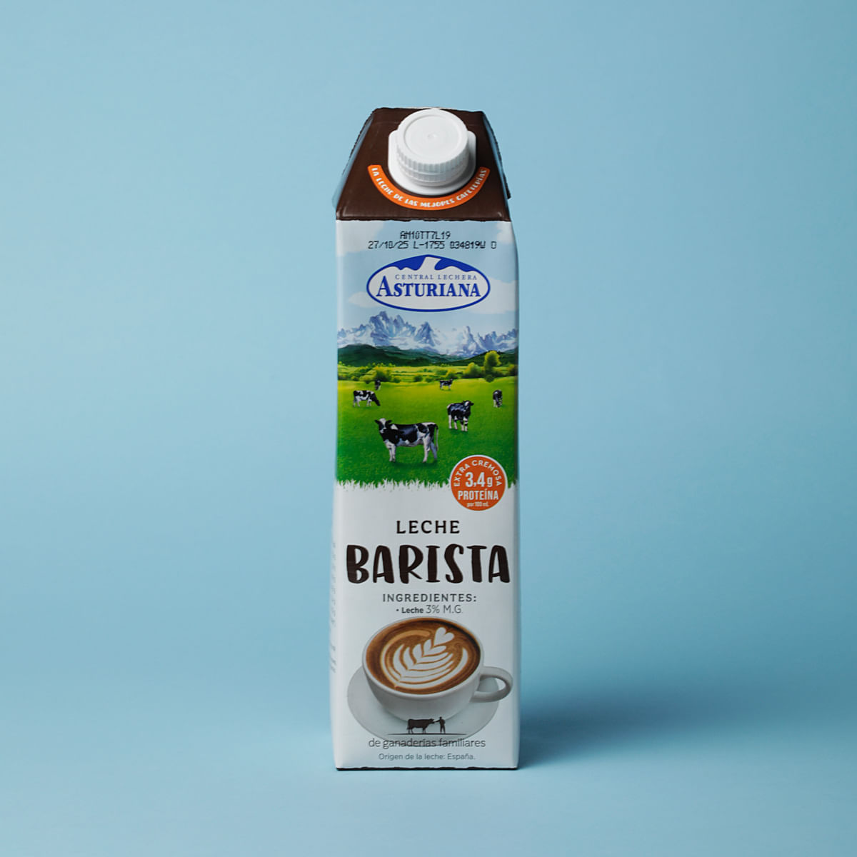 Llet barista Central Lechera Asturiana 1l