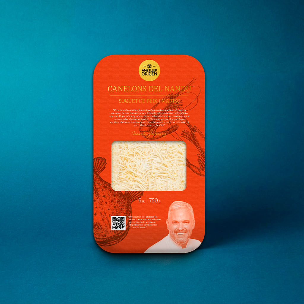 Canelons de peix i marisc Jubany 750g