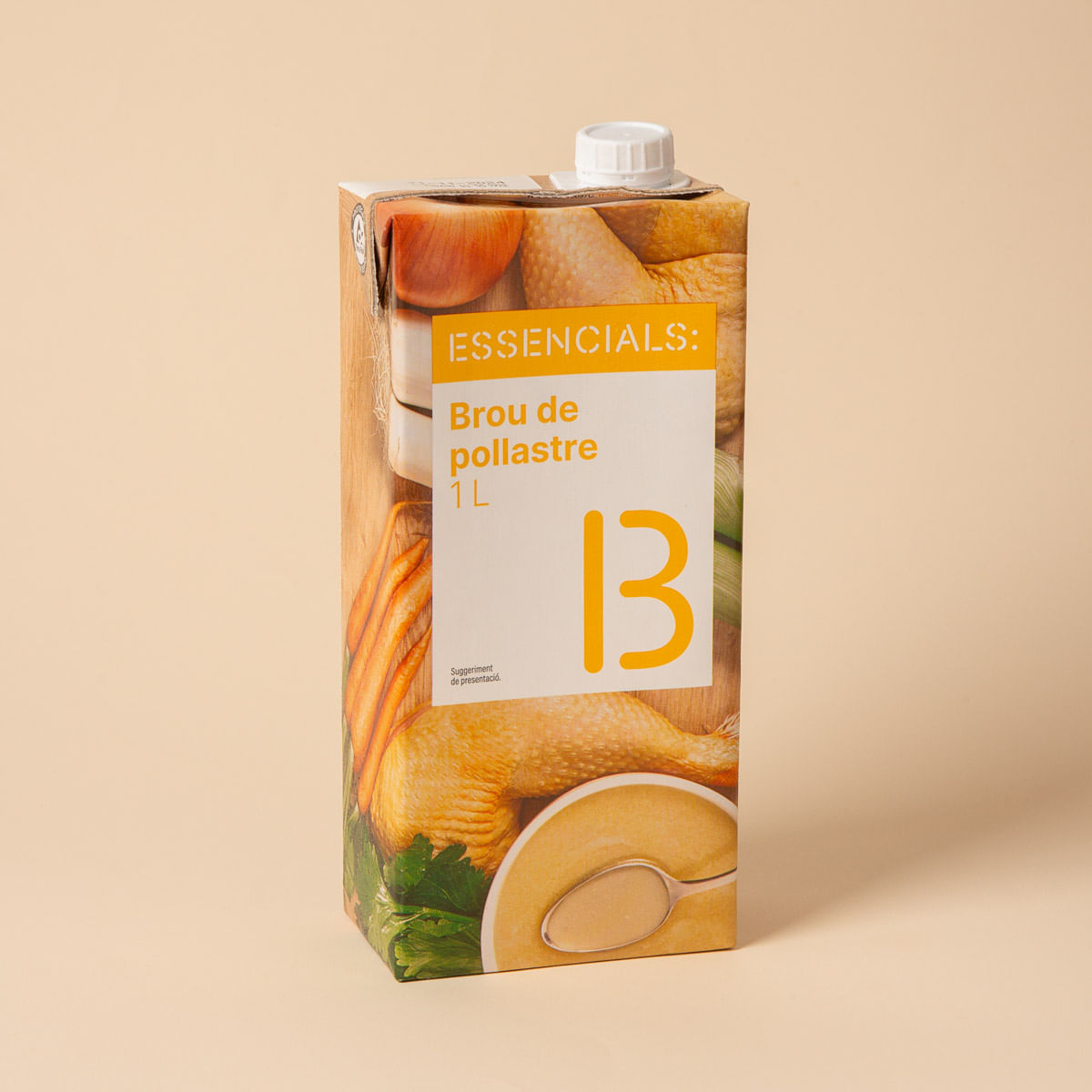 Caldo de pollo Essencials 1l