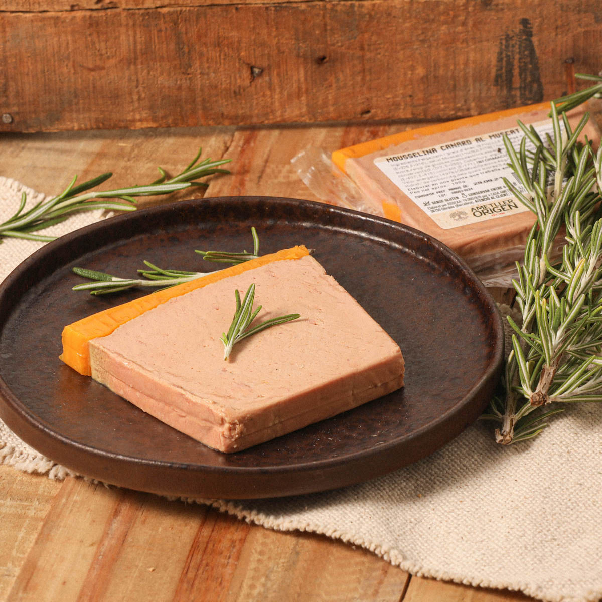 Mousselina de canard al muscat Ametller Origen 100 g