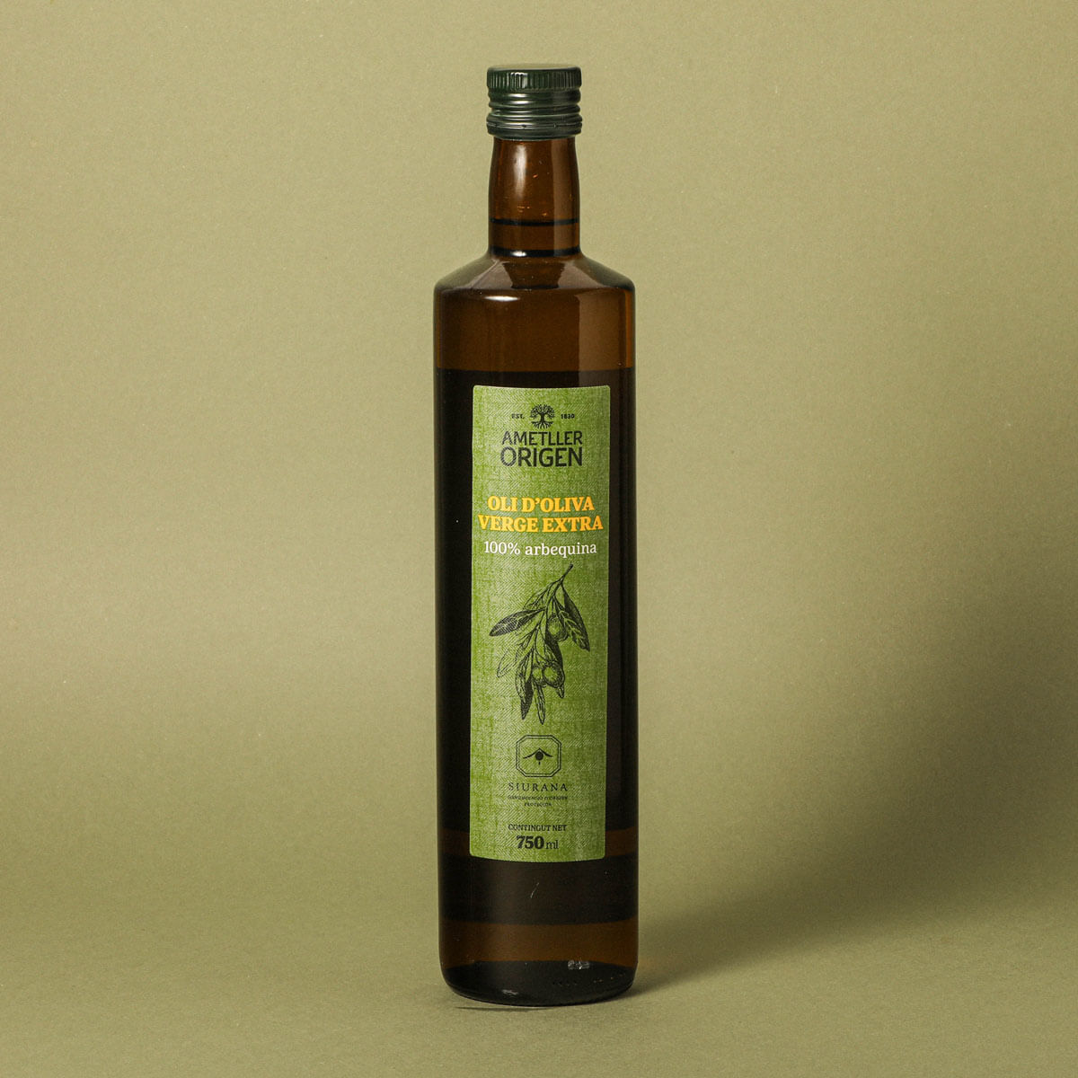 Aceite de oliva virgen extra D.O. Siurana Ametller Origen 750ml