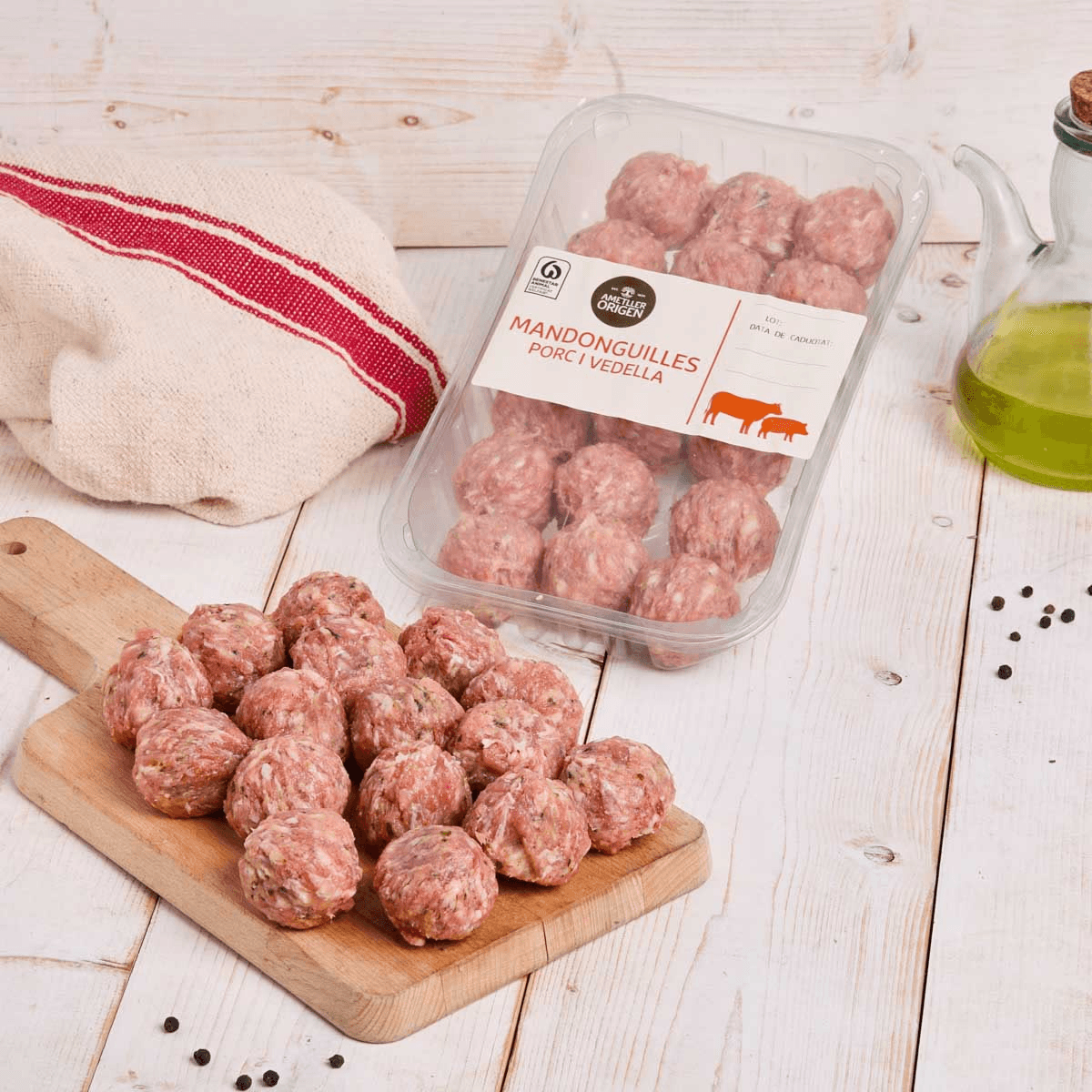 Mandonguilles de porc i vedella Ametller Origen 460g