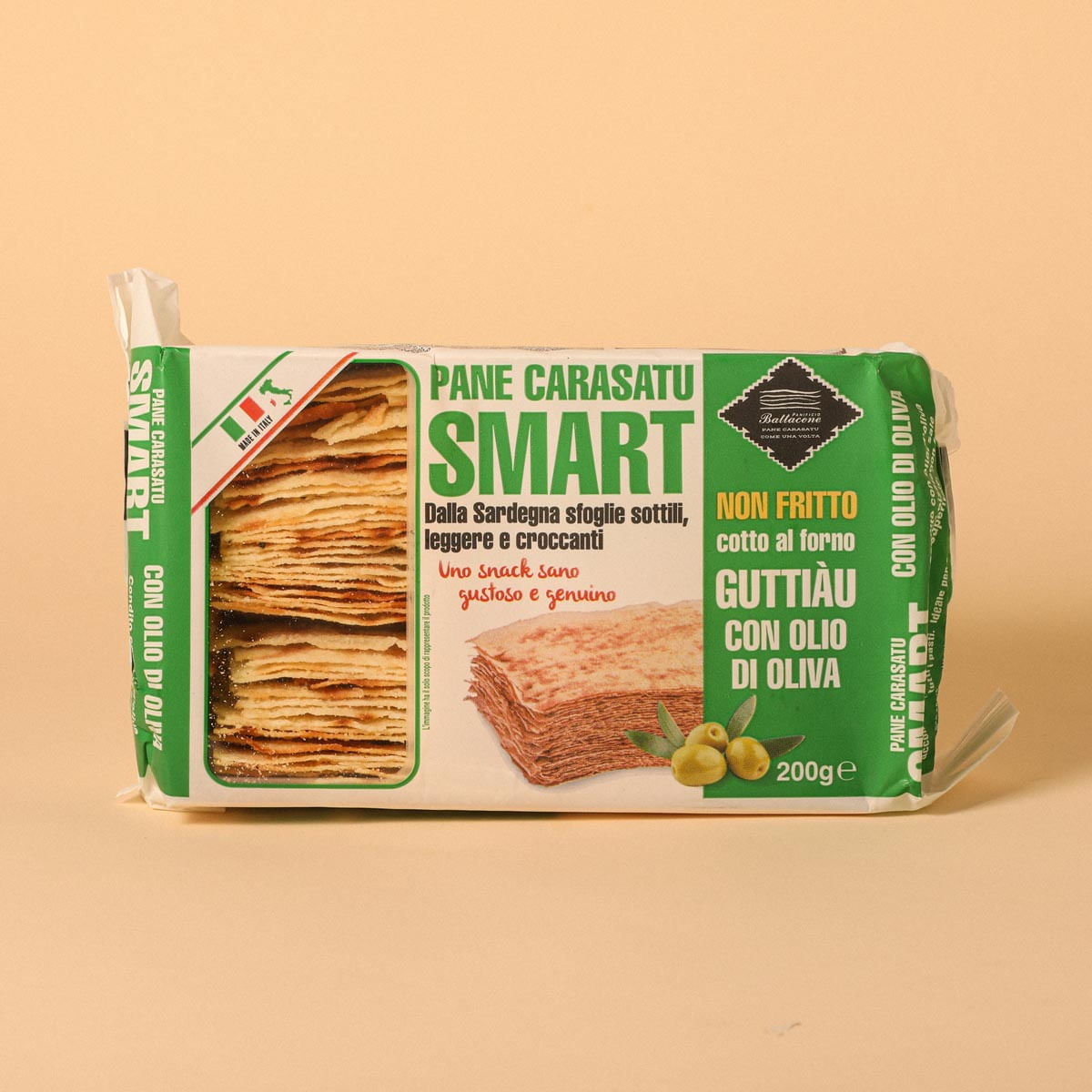 Pane carasatu guttiàu BATTACONE 200g