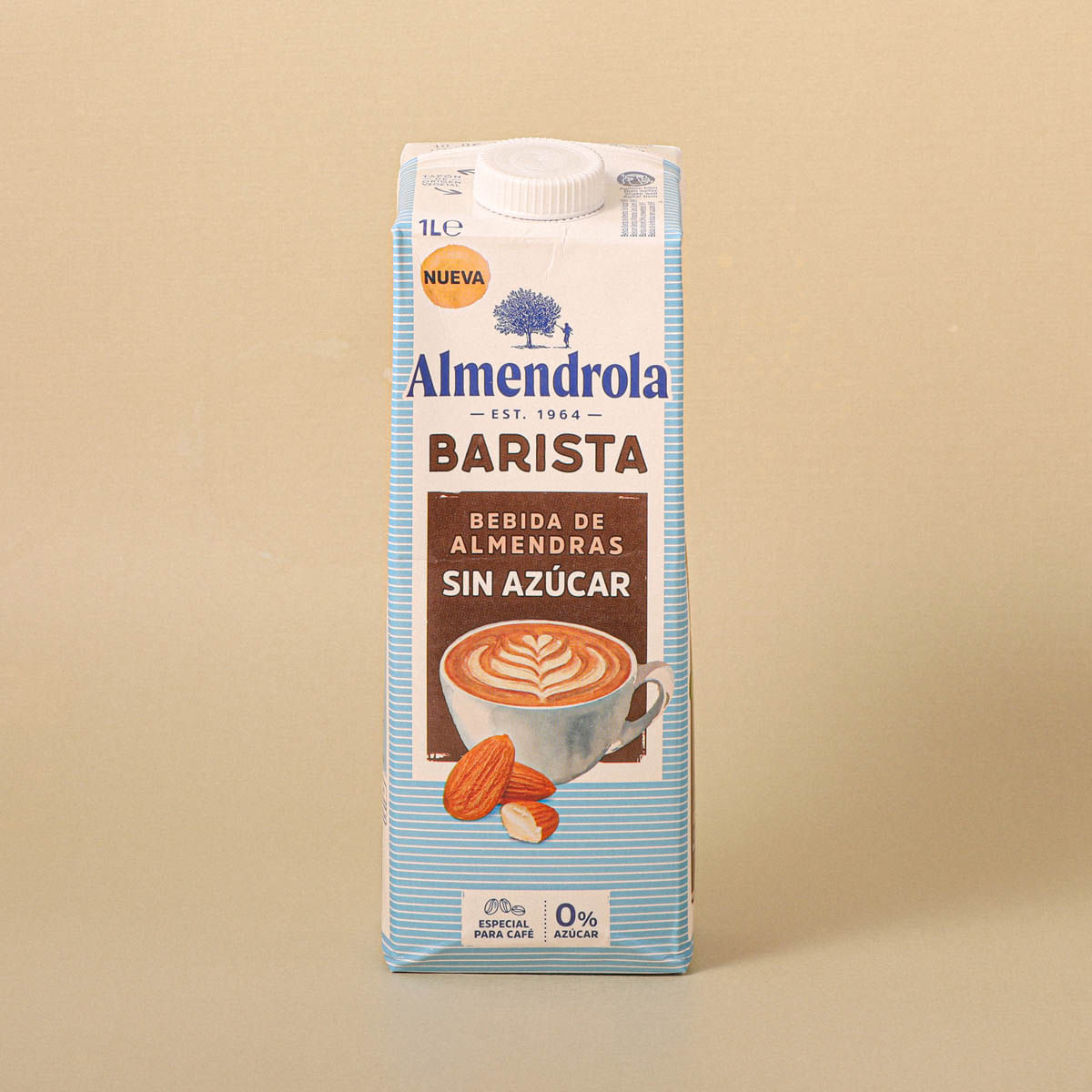Beguda d'ametlla barista sense sucre Almendrola 1l