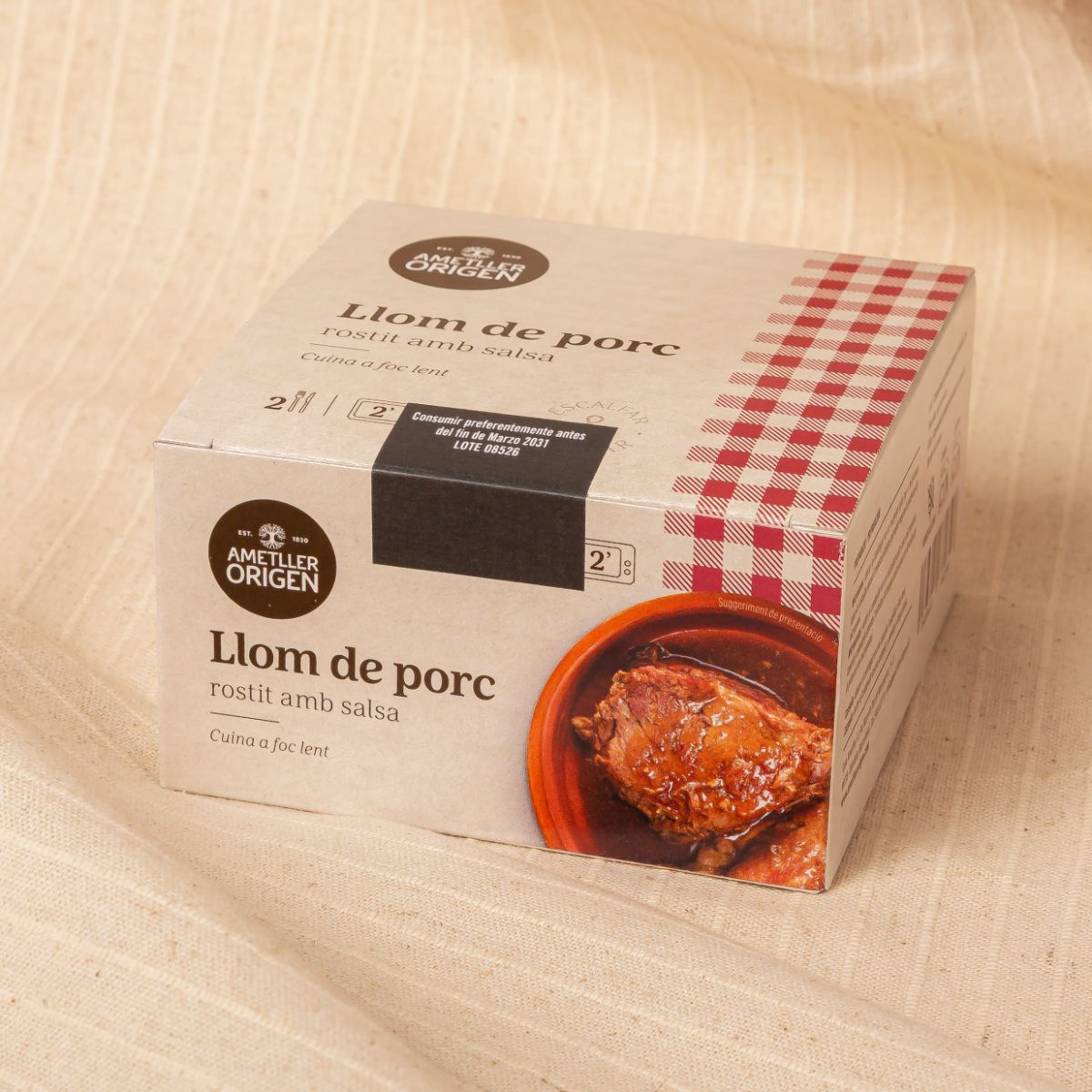 Llom de porc salsa rostit Ametller Origen 360g