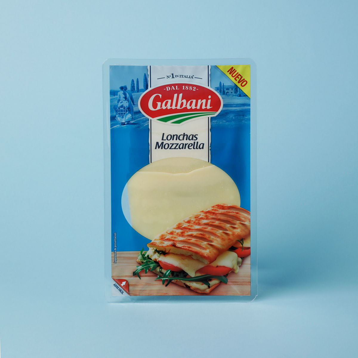 Formatge mozzarella llescat Galbani 100g