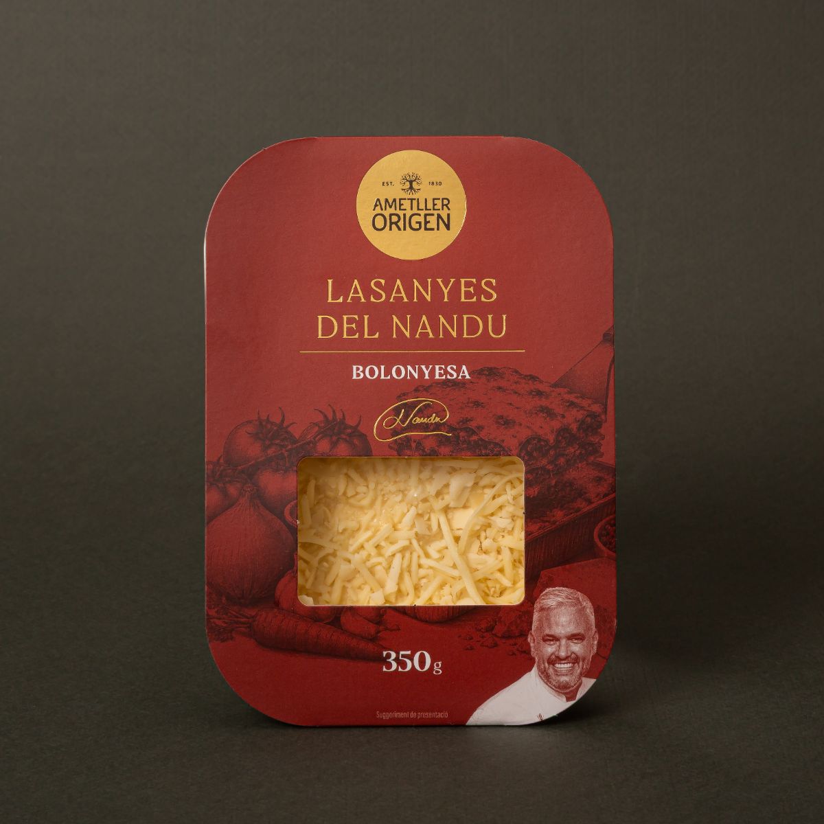 Lasaña boloñesa Nandu Jubany 350g